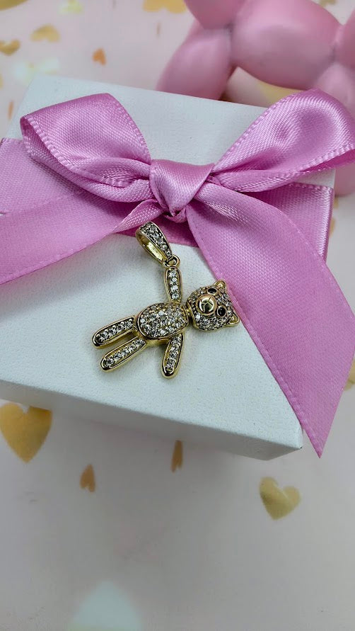 Dije osito colgante en oro de 10k