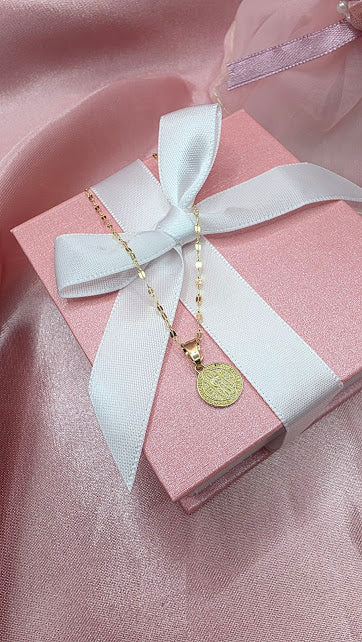 Gargantilla San Benito Chico En Oro De 10k