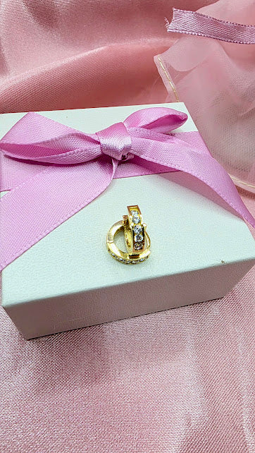 Huggies Piedras Mini Oro De 10k