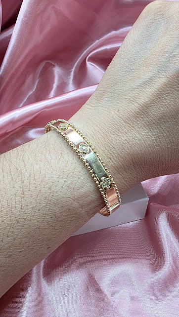 BRAZALETE VC EN ORO DE 10K