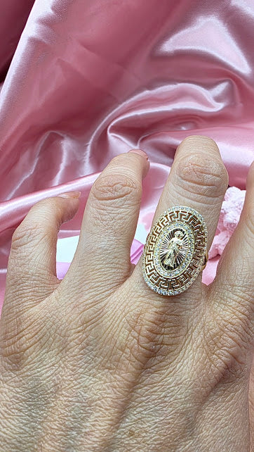 ANILLO SAN JUDAS IMPORTADO EN ORO DE 10K