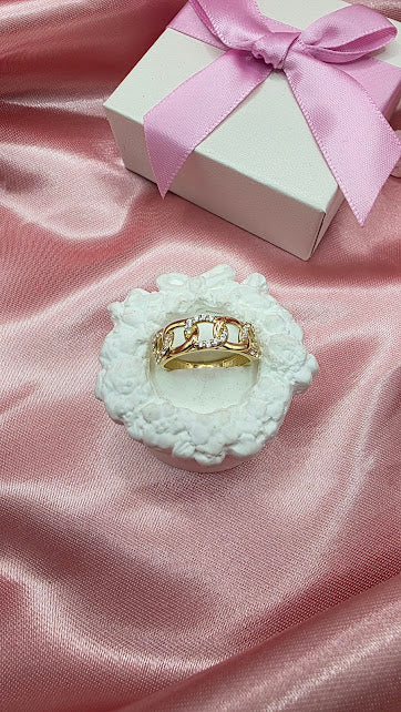 ANILLO CIRCULOS 1 Y 1 EN ORO DE 10K