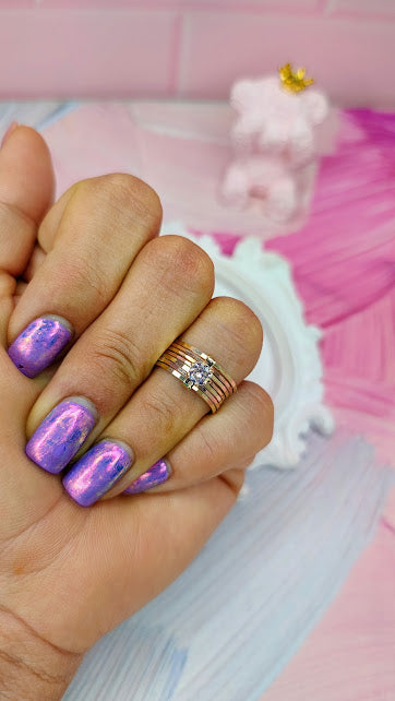 Anillo Semanario De Oro 10k Garantizado