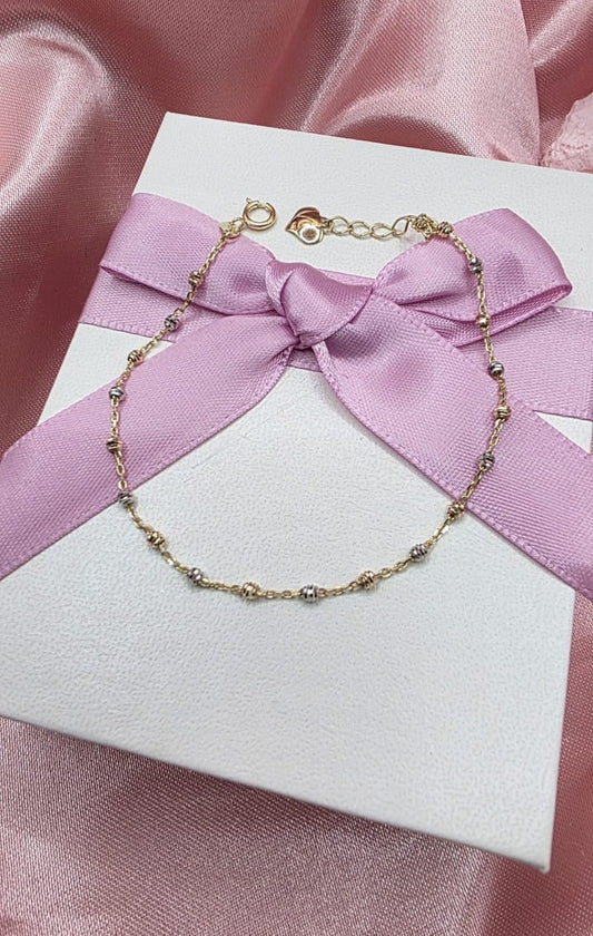 Pulso Vivianas Corazón En Oro De 10k