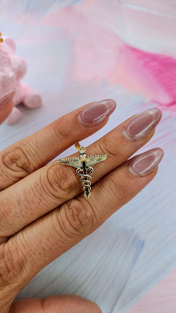 Dije medicina en Oro de 10k