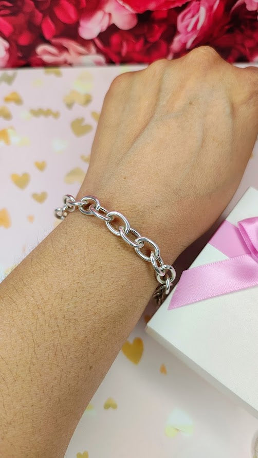 Pulso Clip Grande En Plata 925
