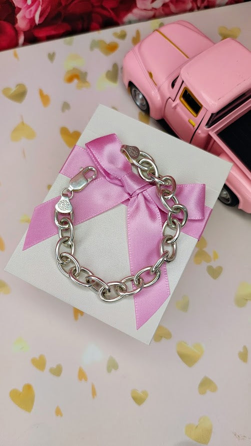 Pulso Clip Grande En Plata 925