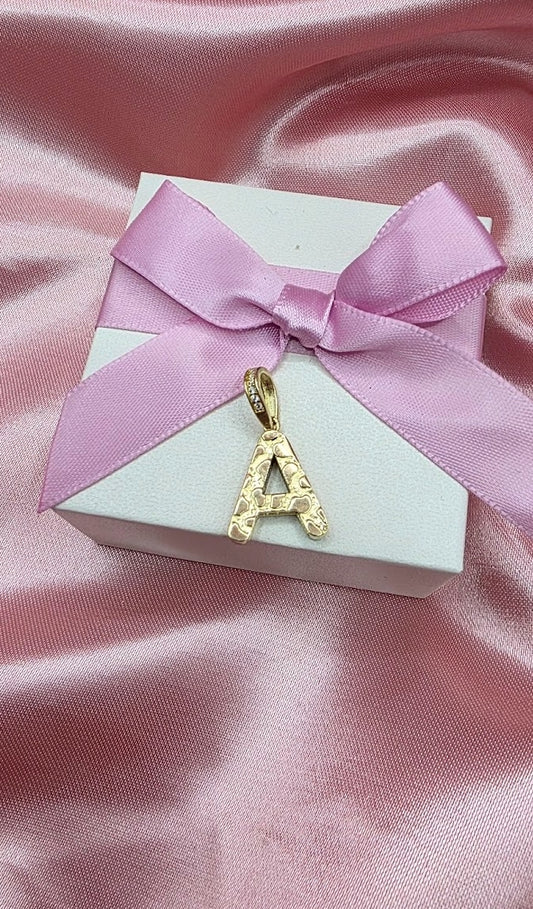 Dije Inicial "A" En Oro 10k
