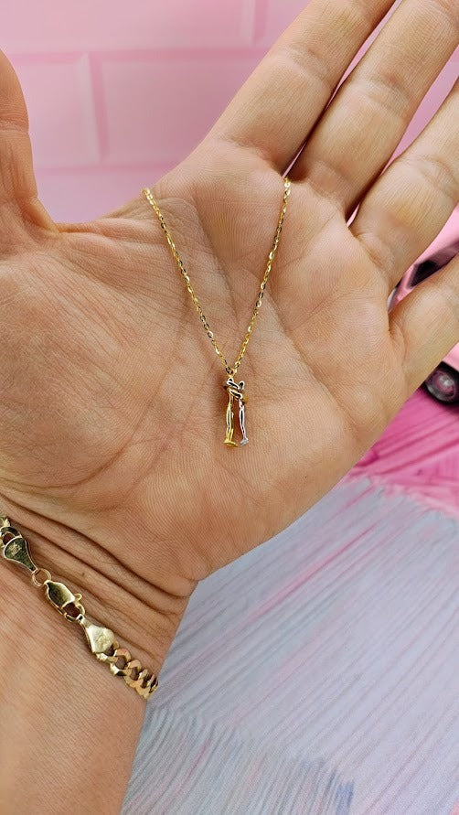 Gargantilla Siempre Juntos en Oro de 10k