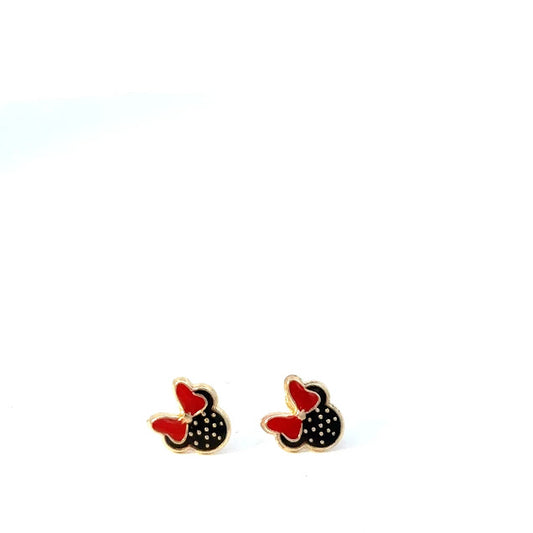 BROQUEL RATONA DECORADA EN ORO 10K