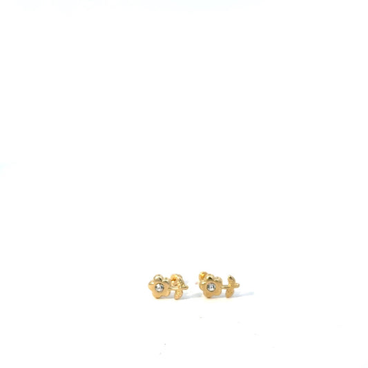 BROQUEL FLOR BEBE DE ORO 10K
