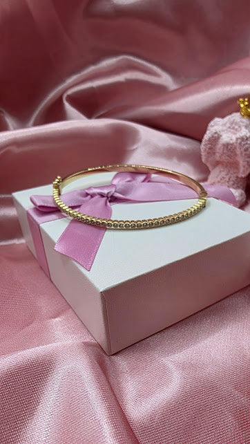 BRAZALETE PIEDRAS EN ORO DE 10K