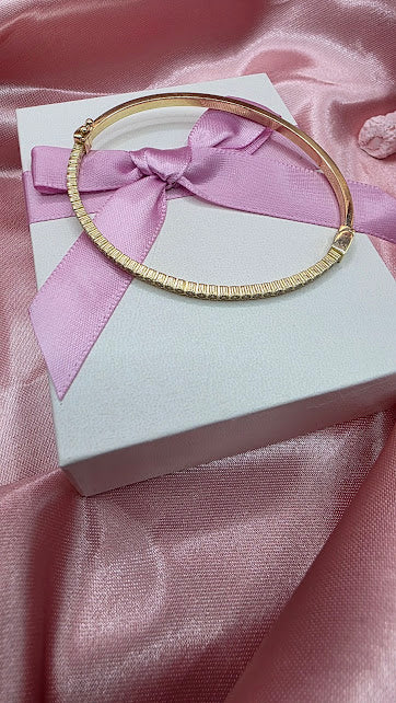 BRAZALETE PIEDRAS EN ORO DE 10K