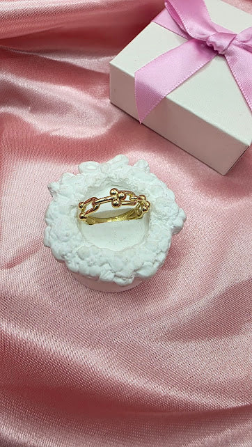 ANILLO TIF DELGADO EN ORO DE 10K