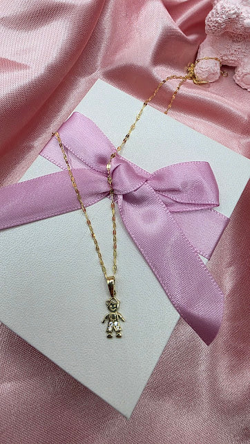 GARGANTILLA NIÑO EN ORO DE 10K