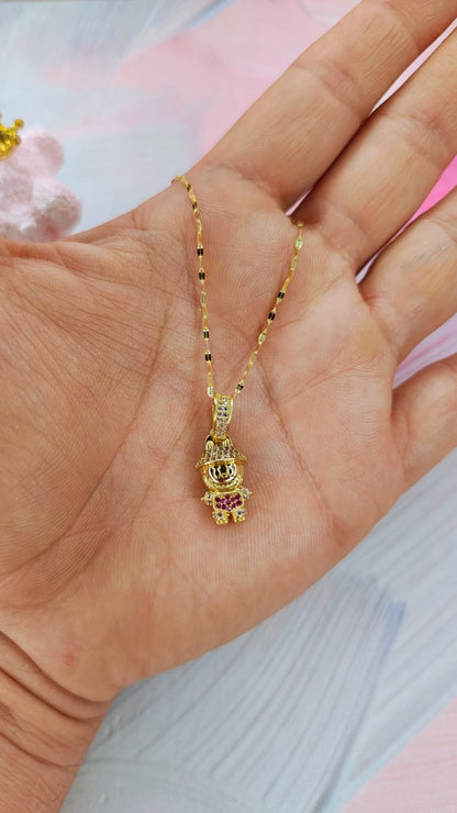 Gargantilla Labubu en Oro de 10k