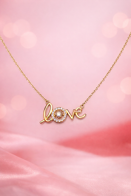 Gargantilla  Love en Oro de 10k