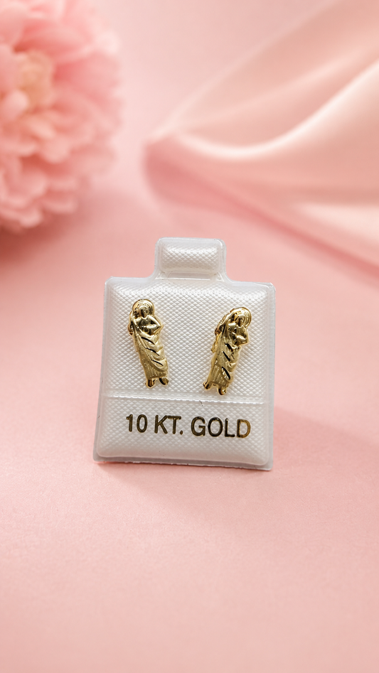 Broquel San Judas de oro 10k