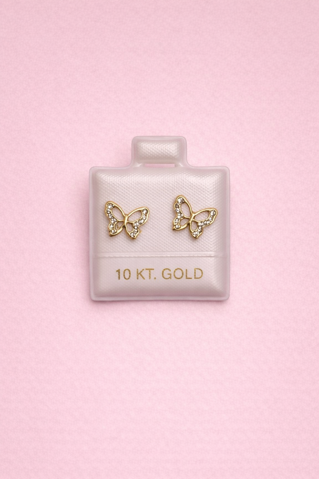 Broquel Mariposa Antifaz de Oro 10k